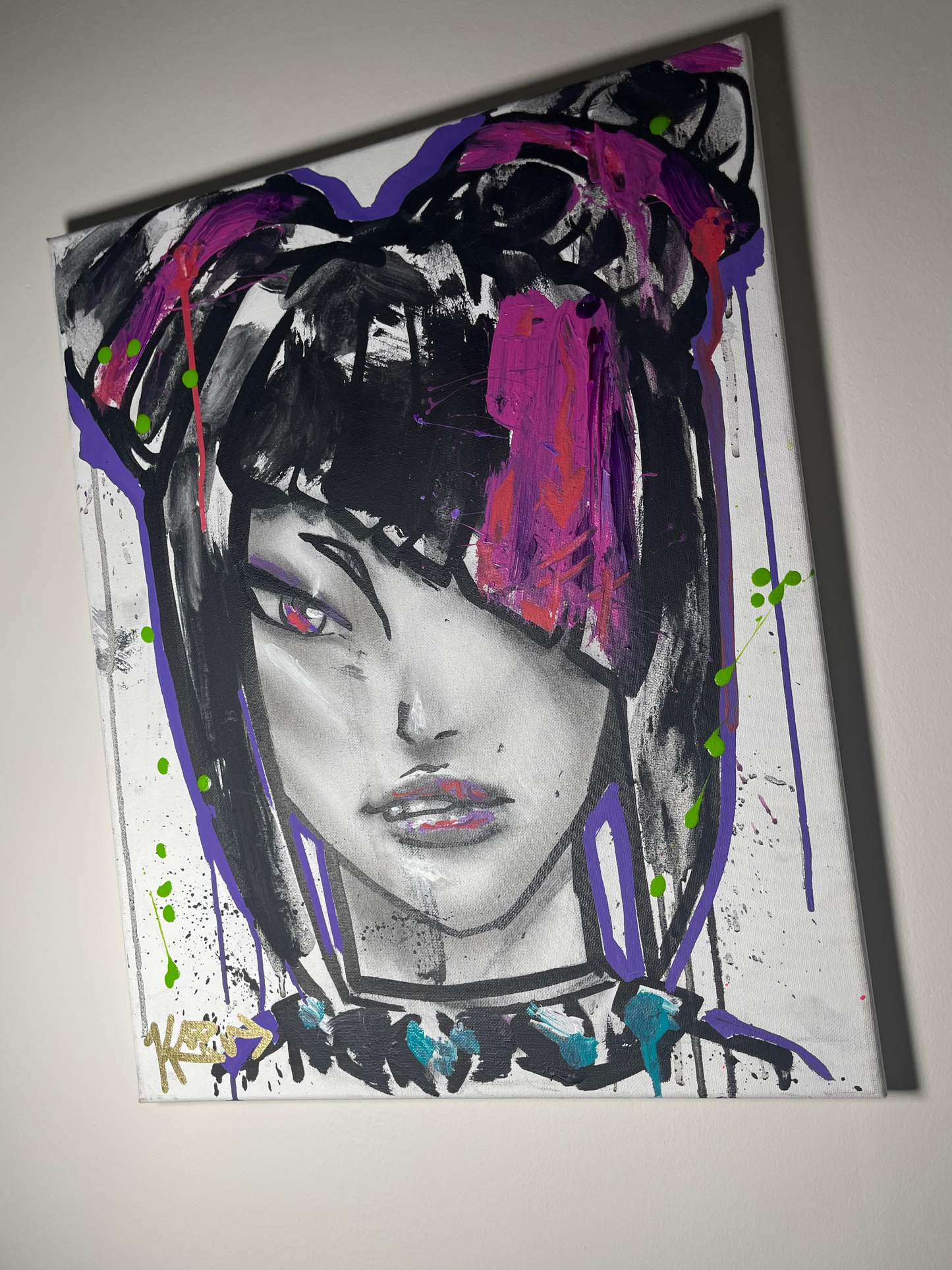 Purple demon