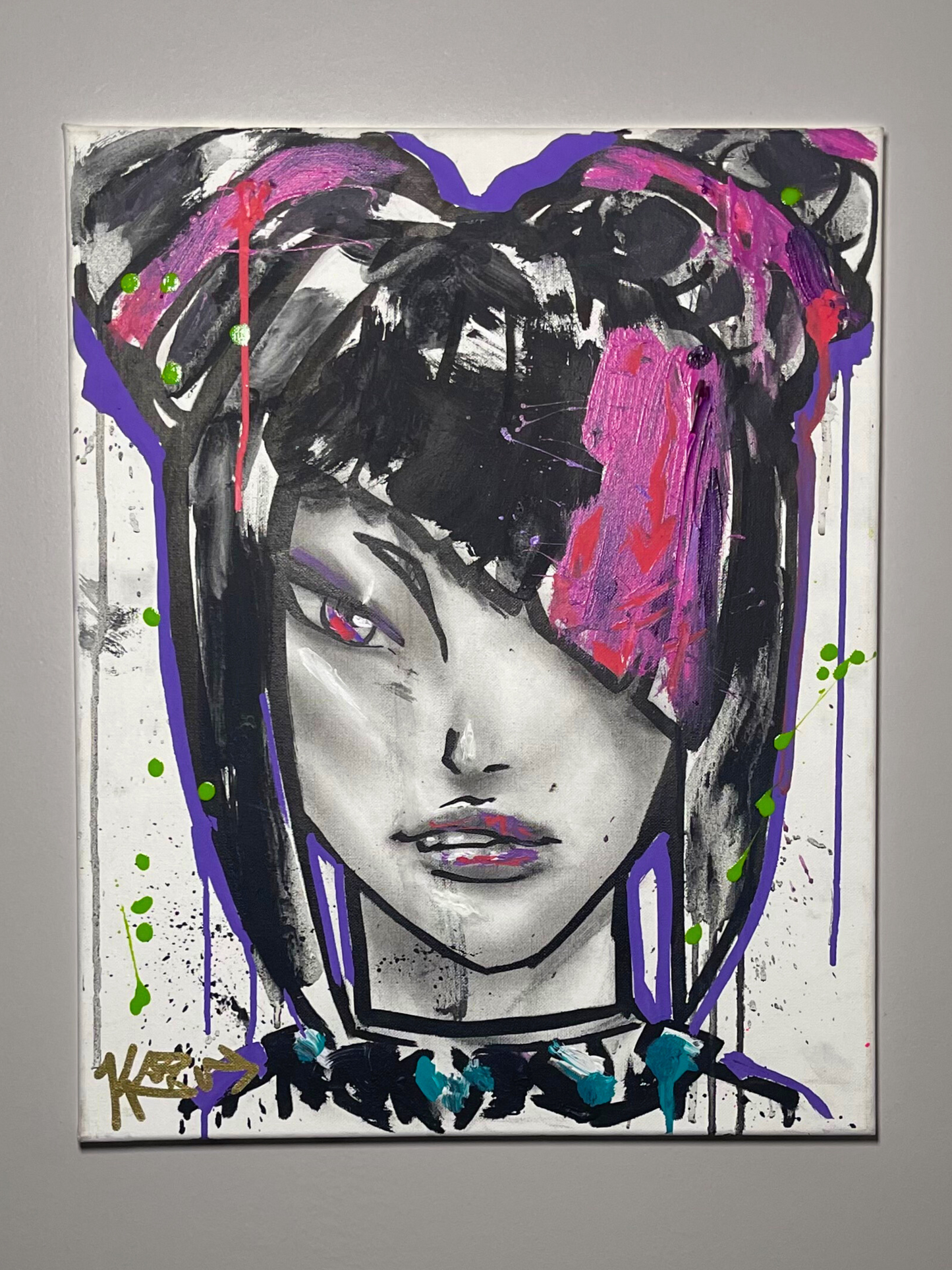 Purple demon