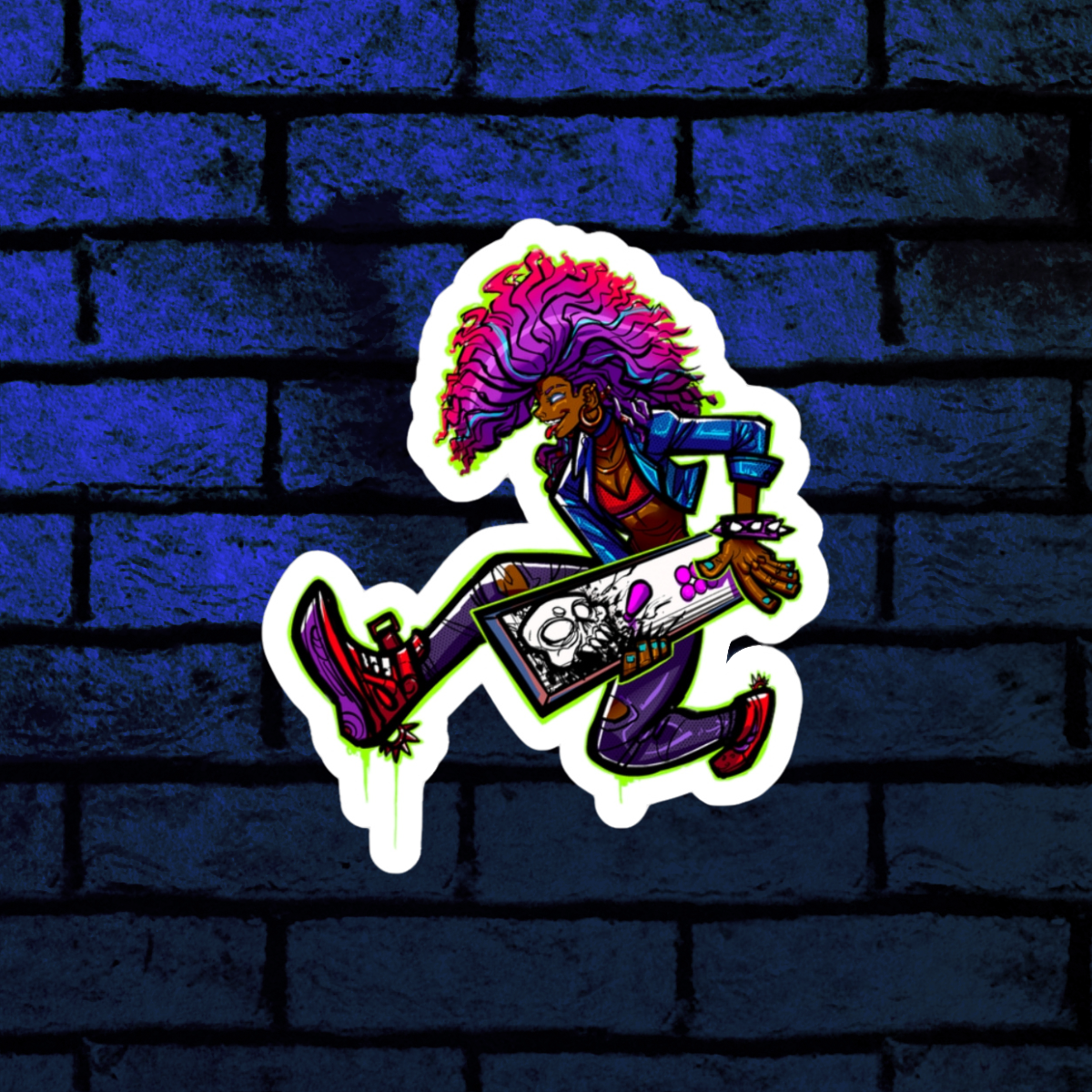 Amped | Original character sticker