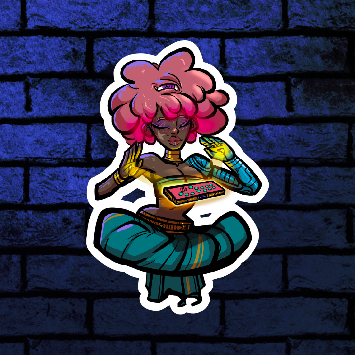 Tiffany Zork | Original character sticker