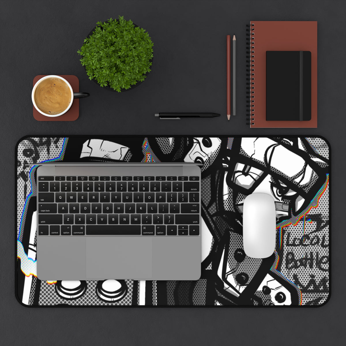 Fightstick Punks  Desk Mat : Revy