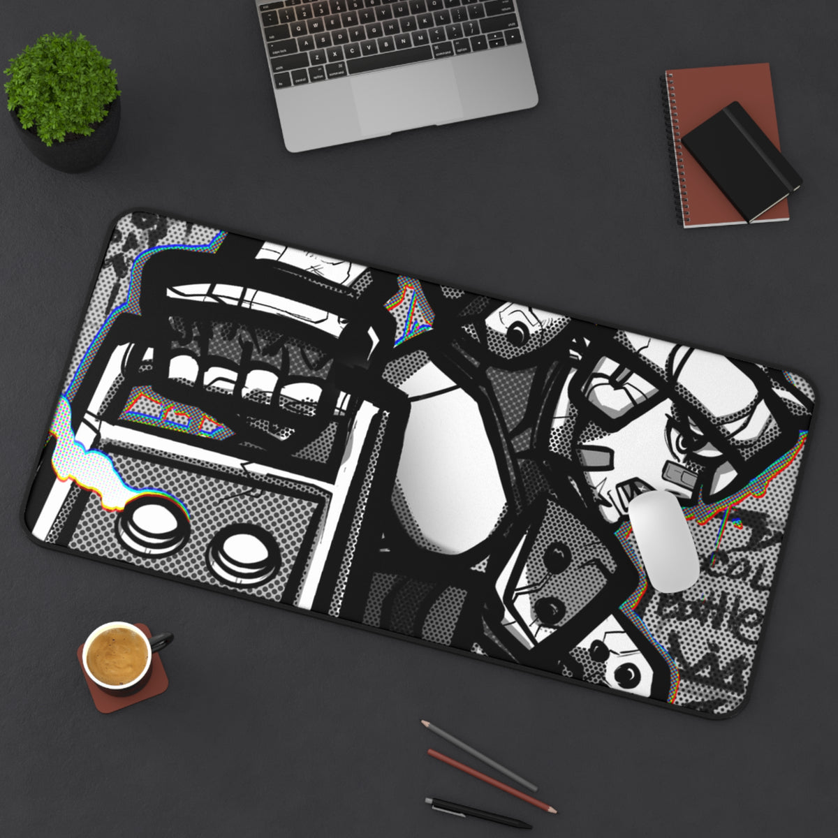 Fightstick Punks  Desk Mat : Revy