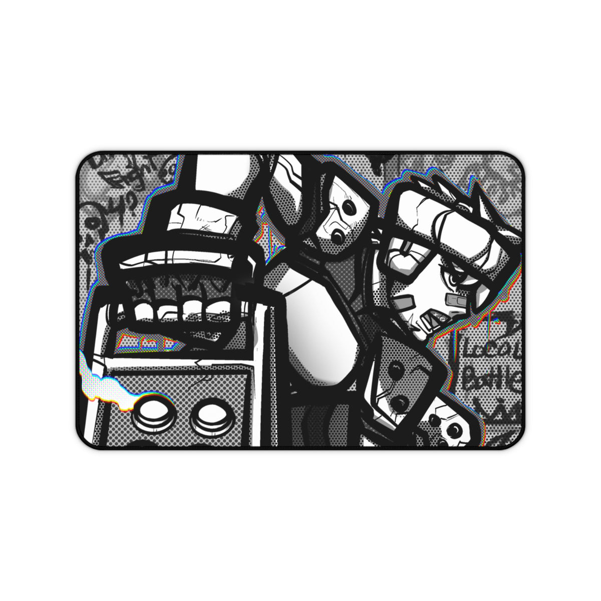 Fightstick Punks  Desk Mat : Revy