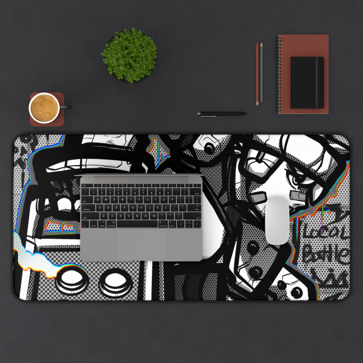 Fightstick Punks  Desk Mat : Revy