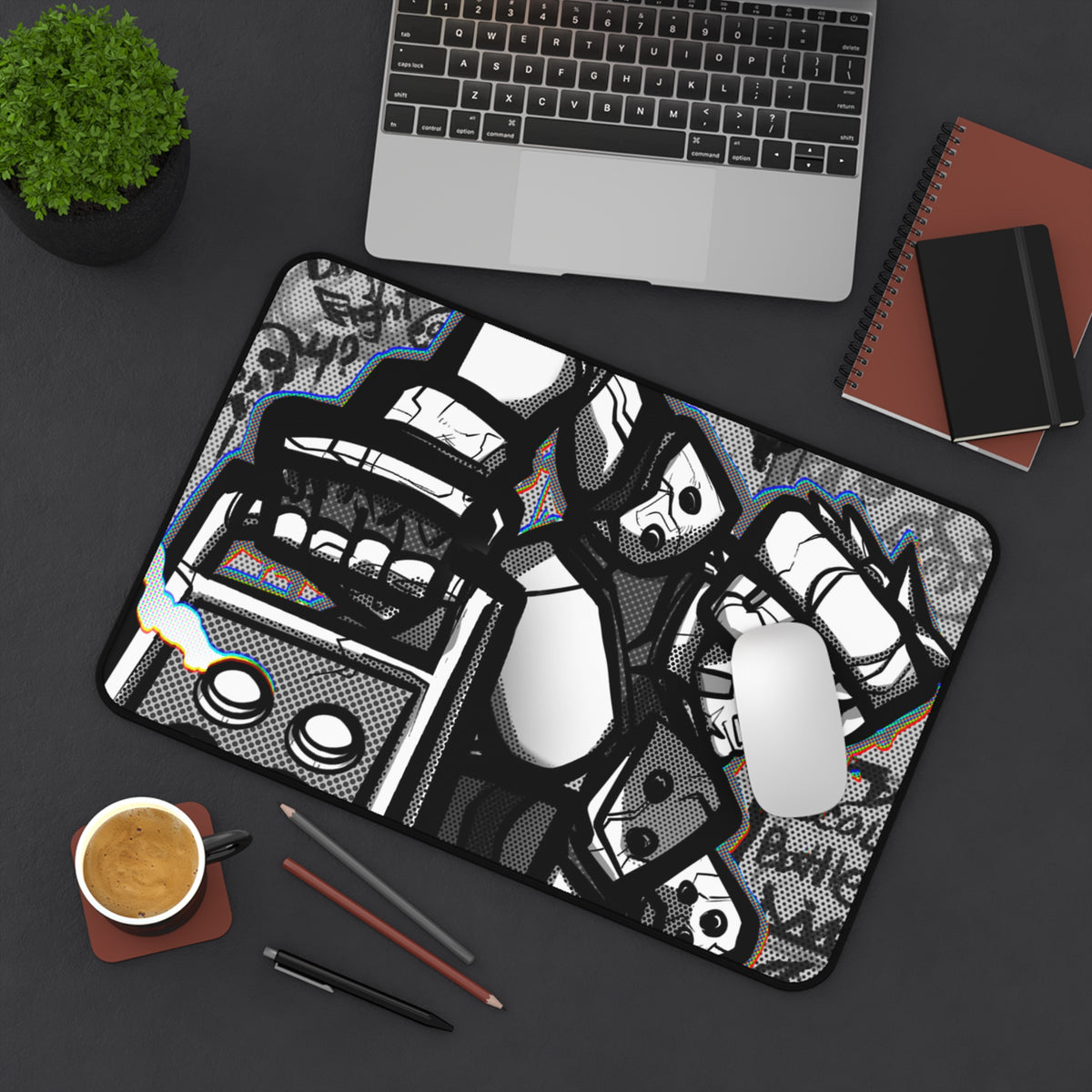 Fightstick Punks  Desk Mat : Revy