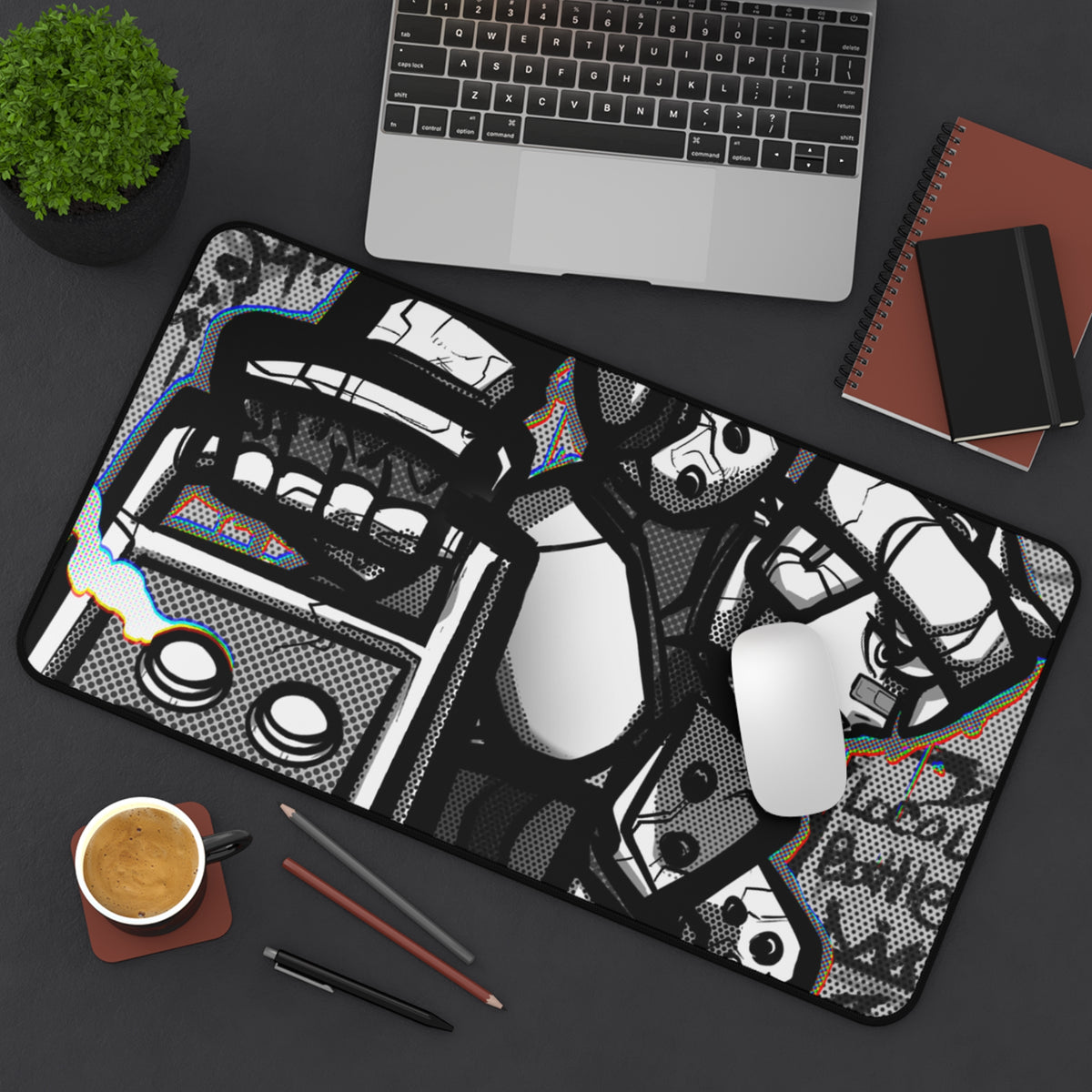 Fightstick Punks  Desk Mat : Revy